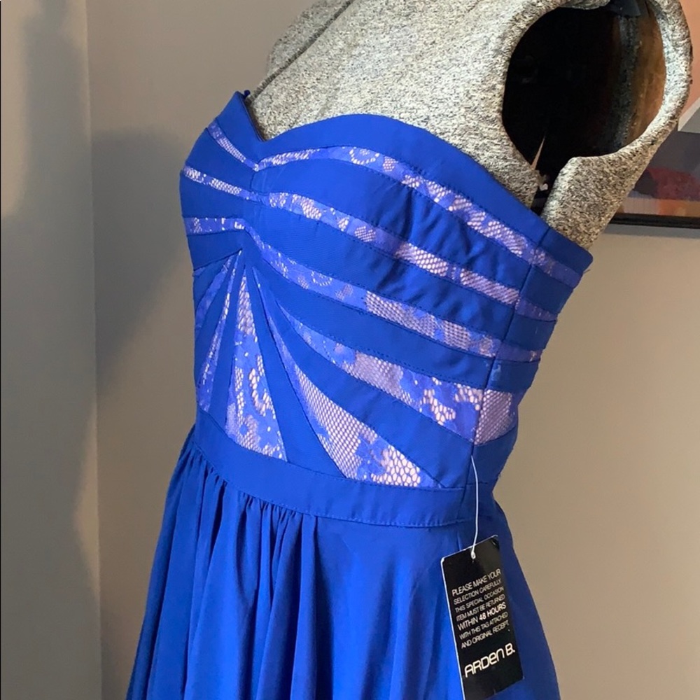 Arden B. High Royal Blue Dress - Picture 3 of 6